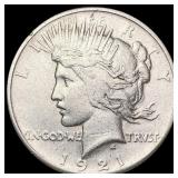 1921 Silver Peace Dollar LIGHTLY CIRCULATED