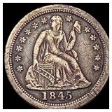 1845-O Seated Liberty Dime LIGHTLY CIRCULATED