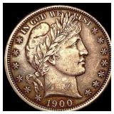 1900 Barber Half Dollar CHOICE AU