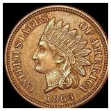 1863 Indian Head Cent CHOICE AU