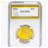 1926 $10 Gold Eagle PGA MS65