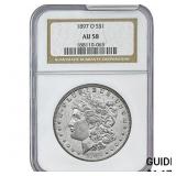 1897-O Morgan Silver Dollar NGC AU58