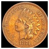 1874 Indian Head Cent CLOSELY UNCIRCULATED