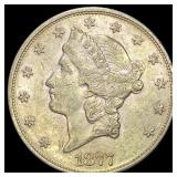 1877-S $20 Gold Double Eagle UNCIRCULATED