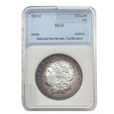 1901-O Morgan Silver Dollar NNC MS67