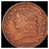 1835 Classic Head Half Cent LIGHTLY CIRCULATED