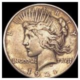 1921 Silver Peace Dollar LIGHTLY CIRCULATED