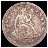 1856 Seated Liberty Quarter NICELY CIRCULATED