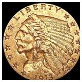 1913 $2.50 Gold Quarter Eagle CLOSELY UNCIRCULATED