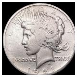 1921 Silver Peace Dollar NICELY CIRCULATED