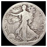 1916-S Walking Liberty Half Dollar NICELY CIRCULAT