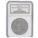 1890-S Morgan Silver Dollar NGC MS63