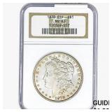 1878 8TF Morgan Silver Dollar NGC MS63