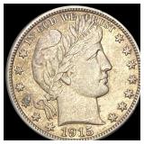 1915-D Barber Half Dollar NEARLY UNCIRCULATED