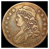 1814 Capped Bust Half Dollar LIGHTLY CIRCULATED