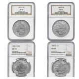 [4] 1885-O Morgan Silver Dollar NGC MS64