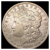 1891-CC Morgan Silver Dollar LIGHTLY CIRCULATED