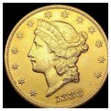 1883 $20 Gold Double Eagle UNCIRCULATED