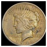 1921 Silver Peace Dollar CLOSELY UNCIRCULATED