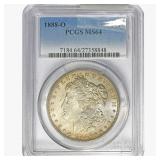 1888-O Morgan Silver Dollar PCGS MS64