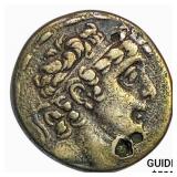 138-129 BC Selucid Kingdom Silver Tetradrachm NEAR