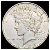 1922-D Silver Peace Dollar CHOICE BU