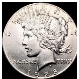 1928 Silver Peace Dollar UNCIRCULATED