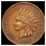 1866 Indian Head Cent LIGHTLY CIRCULATED