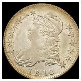 1810 Capped Bust Half Dollar CLOSELY UNCIRCULATED