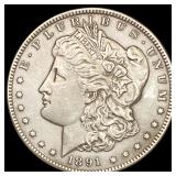 1891-CC Spitting Eagle Morgan Dollar CHOICE AU