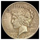 1921 Silver Peace Dollar LIGHTLY CIRCULATED