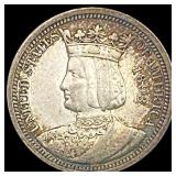 1893 Isabella Silver Quarter CLOSELY UNCIRCULATED