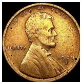 1909-S Wheat Cent LIGHTLY CIRCULATED