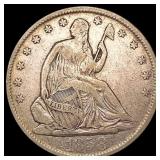 1858-O Seated Liberty Half Dollar LIGHTLY CIRCULAT