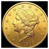 1893-S $20 Gold Double Eagle UNCIRCULATED