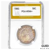 1882 Seated Liberty Half Dollar PGA MS66+