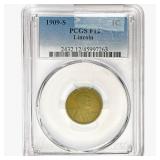 1909-S Wheat Cent PCGS F12