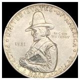 1921 Pilgrim Half Dollar GEM BU