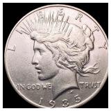 1935-S Silver Peace Dollar CLOSELY UNCIRCULATED