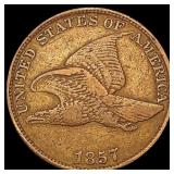 1857 Flying Eagle Cent LIGHTLY CIRCULATED