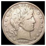 1899 Barber Half Dollar LIGHTLY CIRCULATED