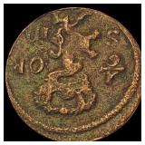 1666 Sweden 1/6 Ore SM NICELY CIRCULATED