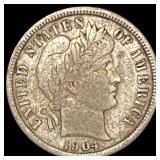 1904-S Barber Dime NEARLY UNCIRCULATED