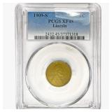 1909-S Wheat Cent PCGS XF45