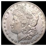 1884-S Morgan Silver Dollar CLOSELY UNCIRCULATED