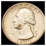 1932-D Washington Silver Quarter CLOSELY UNCIRCULA