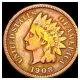 1908 Indian Head Cent LIGHTLY CIRCULATED