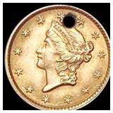 1853 Rare Gold Dollar HIGH GRADE