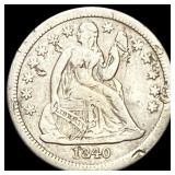 1840 Seated Liberty Dime NEARLY UNCIRCULATED