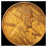 1914-D Wheat Cent CLOSELY UNCIRCULATED